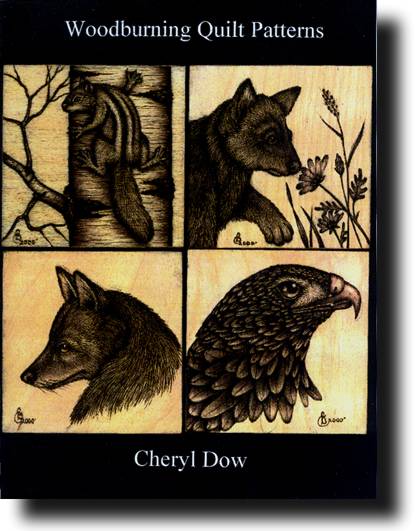 Woodburning Quilt Patterns by Cheryl Dow
